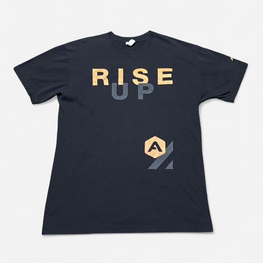 Alpha metcon Black rise up width 18-1/2in & length 25in graphic T-shirt